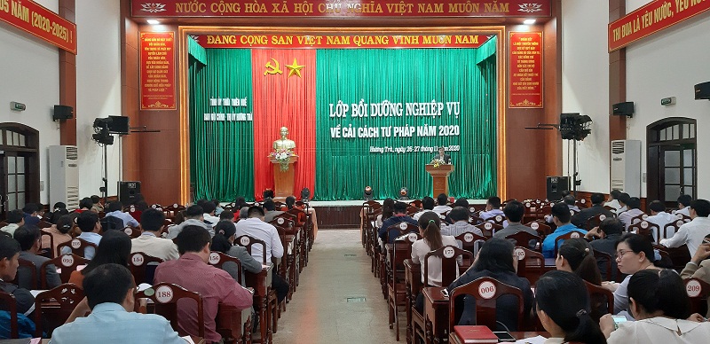 Ban Nội chính Tỉnh ủy Thừa Thiên Huế: Bồi dưỡng nghiệp vụ về công tác cải cách tư pháp