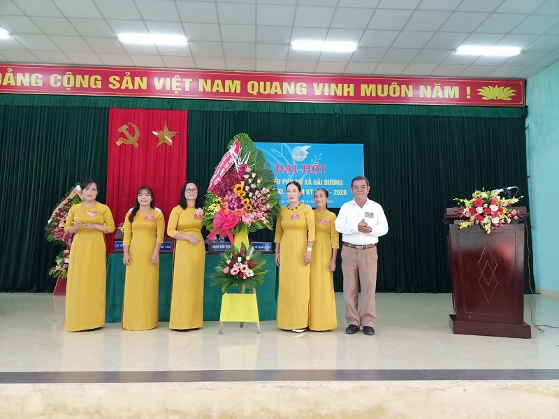 Đại hội đại biểu phụ nữ xã Hải Dương lần thứ XI, nhiệm kỳ 2021-2026 thành công tốt đẹp
